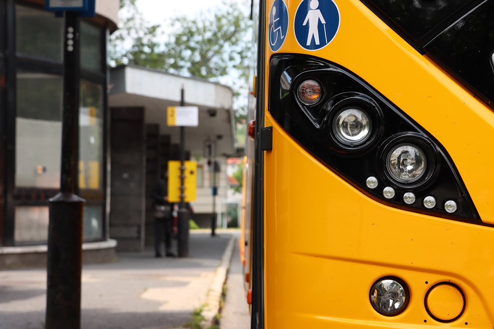 Balatonalmádi autóbusz állomás Volvo autóbusszal