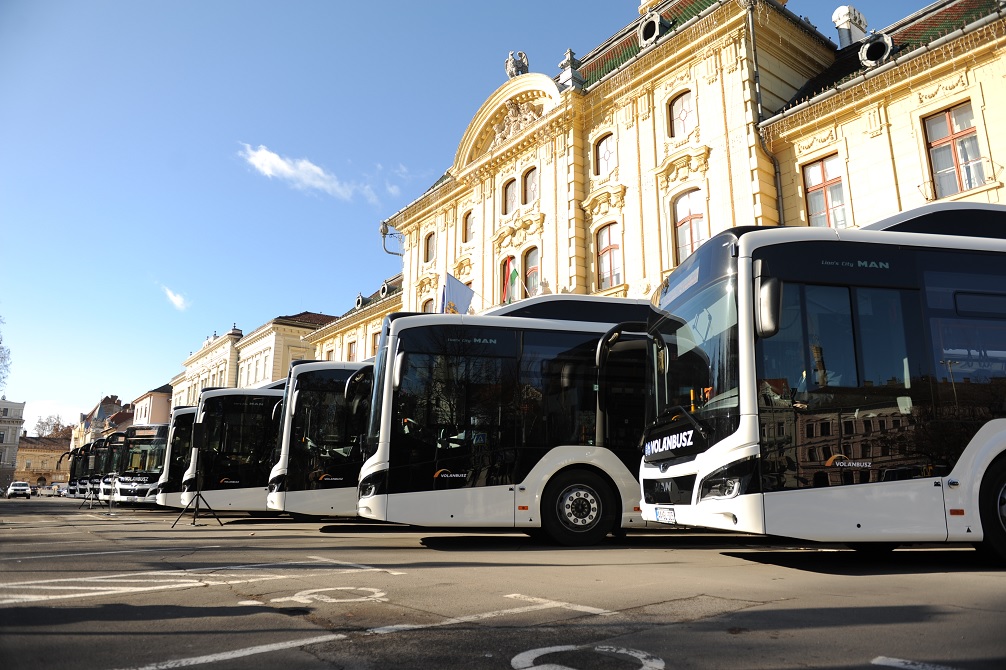 Volánbusz CNG buszok