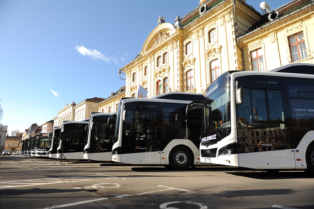 Volánbusz CNG buszok