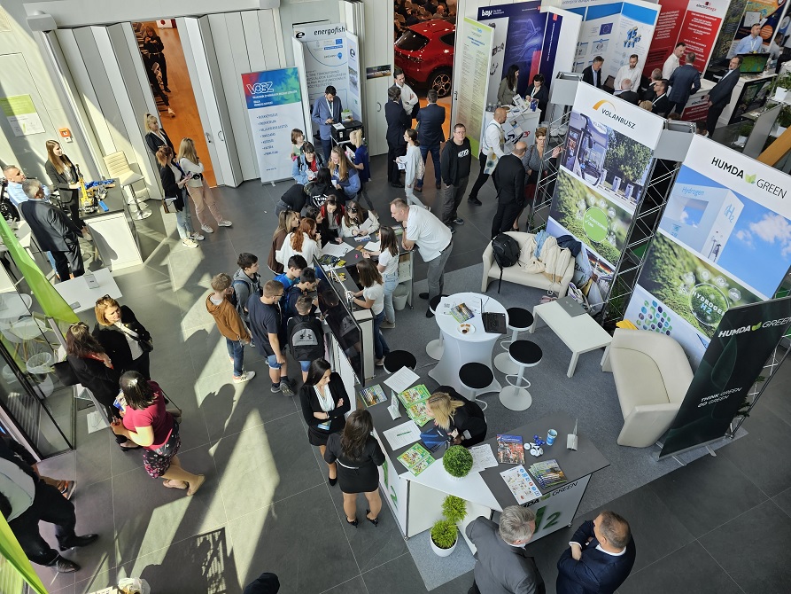 A Volánbusz standja a greentech-en