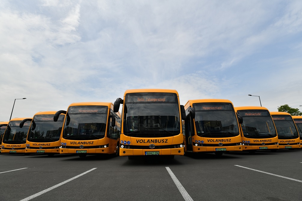 BYD e-buszok Zalaegerszegen