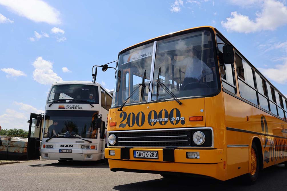 Volánbusz-retrónap 2024