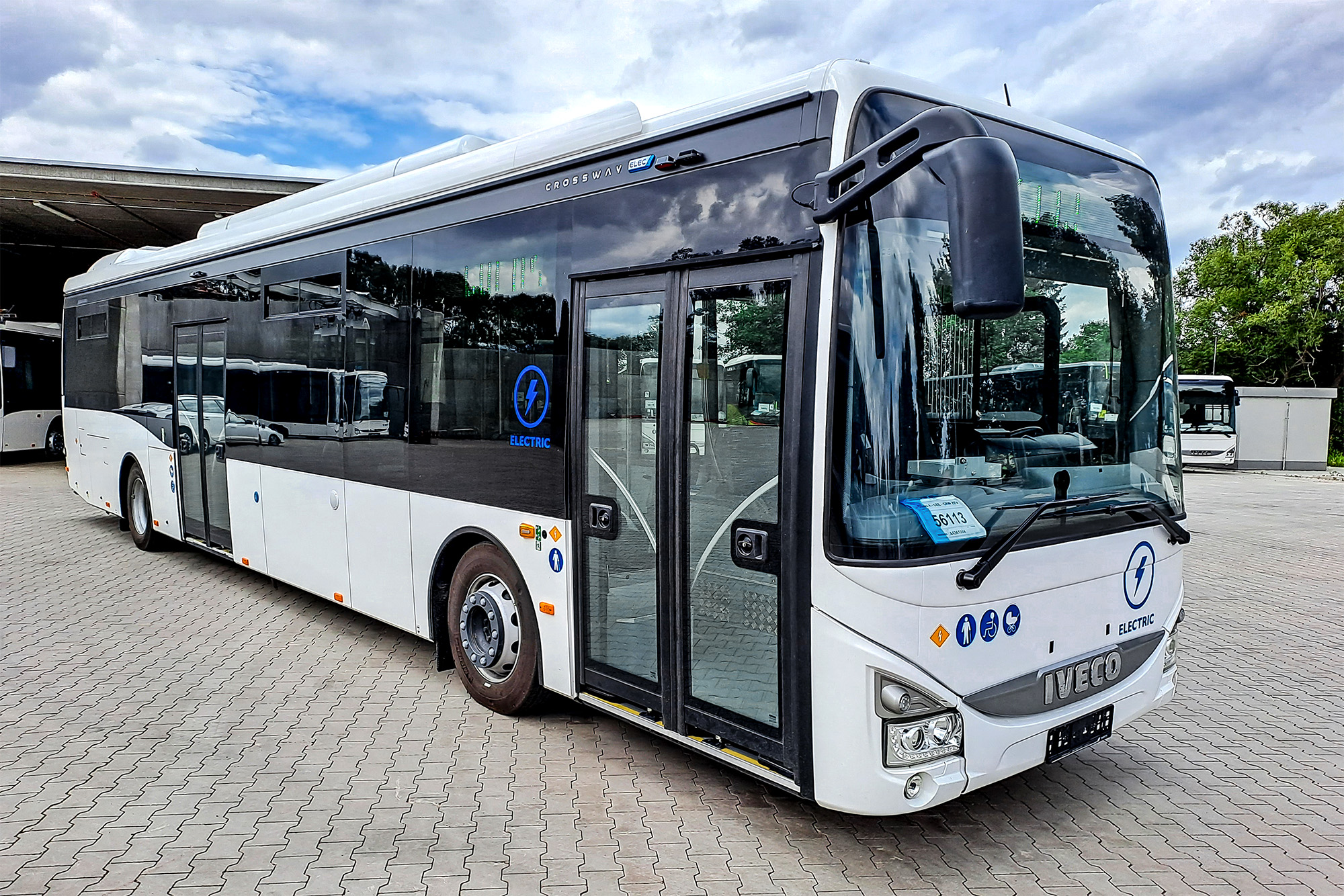 Iveco tesztbusz a Volánbusznál