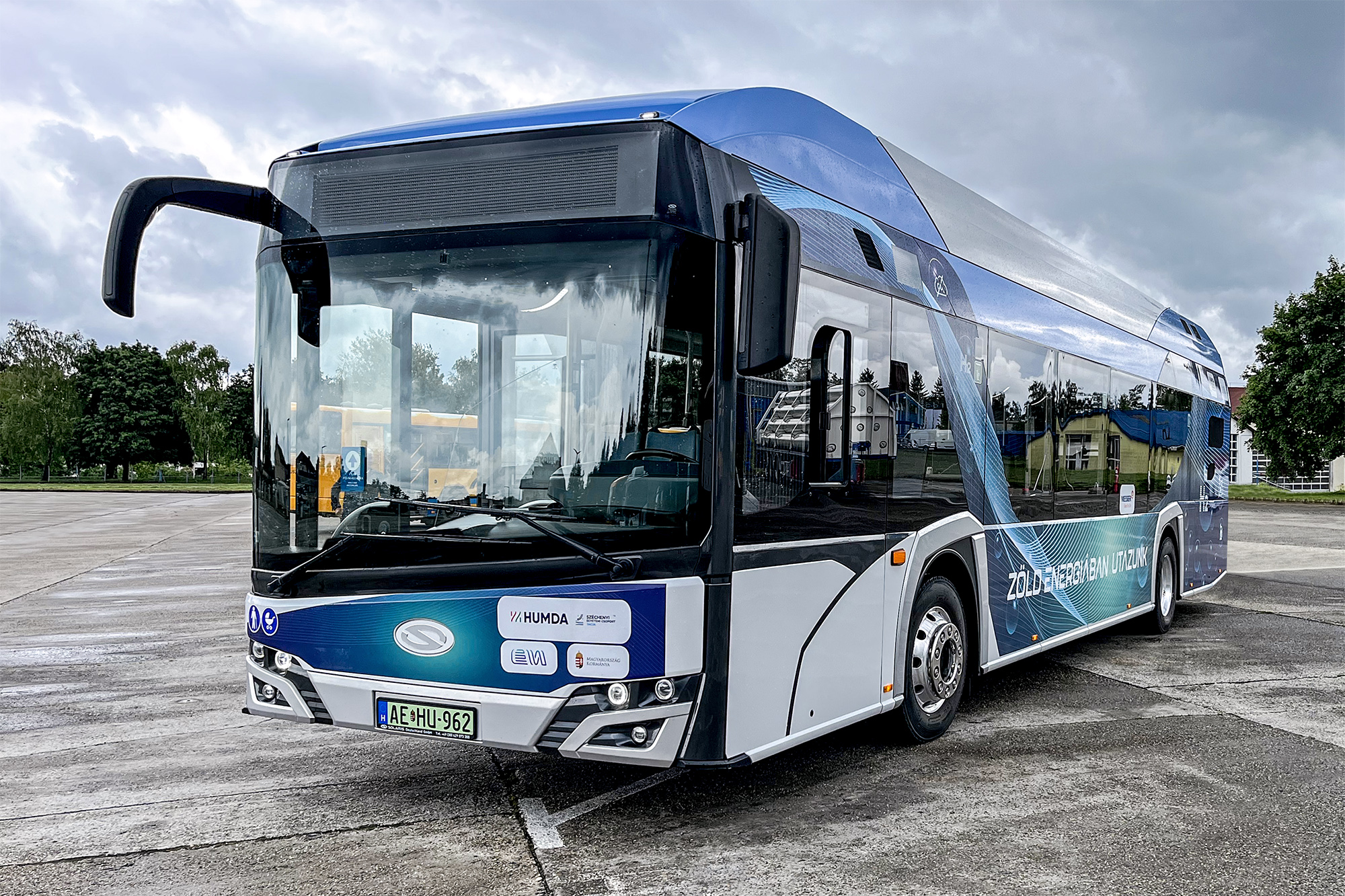 Zalaegerszegen is Hidrogénbuszt tesztel a Volánbusz